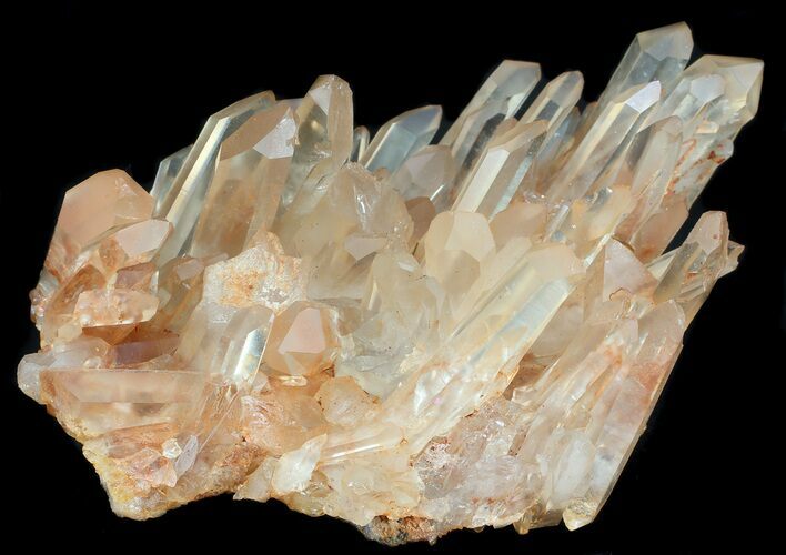 Tangerine Quartz Crystal Cluster - Double Terminations! #36200